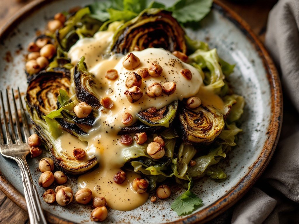 Charred Hispi Cabbage